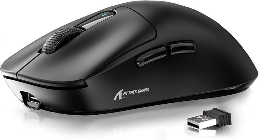 MOUSE GAMING ATTACK SHARK X6 WIRELESS BLACK